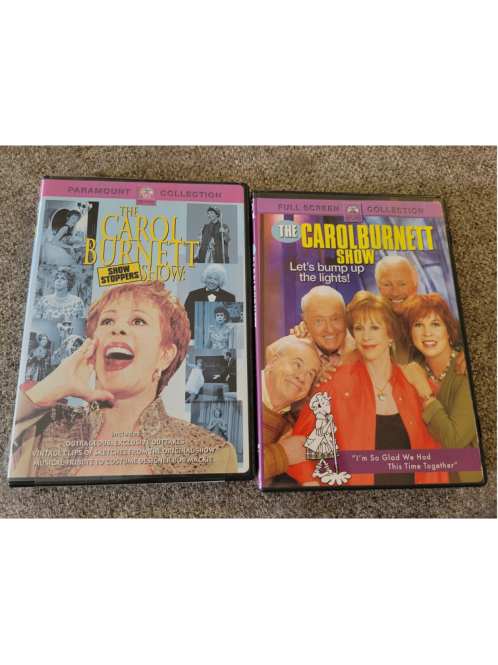 The Carol Burnett Show DVD Lot Show Stoppers & Lets Bump Up the Lights